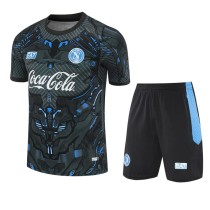 2025/26 Napoli Gray Training Shorts Suit
