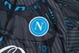 2025/26 Napoli Gray Half Pull Tracksuit