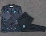 2025/26 Napoli Gray Half Pull Tracksuit