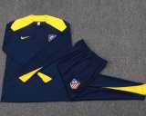 2025/26 A MAD Dark Blue Half Pull Tracksuit