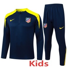 2025/26 A MAD Dark Blue Kids Half Pull Tracksuit