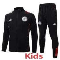 2025/26 Ajax Black Kids Tracksuit