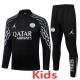 2025/26 PSG Black Kids Half Pull Tracksuit