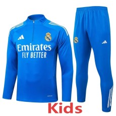 2025/26 R MAD Blue Kids Half Pull Tracksuit