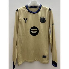 2025/26 BAR Away Yellow Fans Long Sleeve Soccer jersey