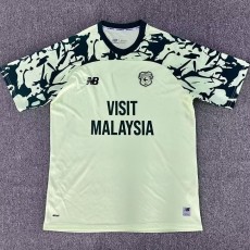 2025/26 Cardiff City Away Yellow Fans Soccer jersey