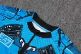2025/26 Napoli Blue Kids Half Pull Tracksuit