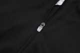 2025 Germany Black Kids Half Pull Tracksuit