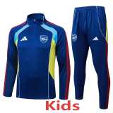 2025/26 ASN Dark Blue Kids Half Pull Tracksuit