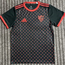 2025/26 Sevilla Black Training Shirts