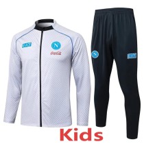 2025/26 Napoli White Kids Tracksuit