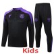 2025/26 BAR Black Kids Half Pull Tracksuit