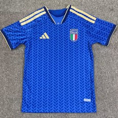 2025 Italy Home Blue Fans Soccer jersey