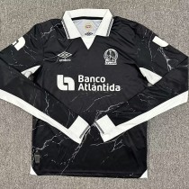 2025/26 CD Olimpia 3RD Black Fans Long Sleeve Soccer jersey