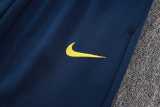 2025 Brazil Navy Half Pull Tracksuit