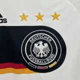2008 Germany Home White Retro Soccer jersey
