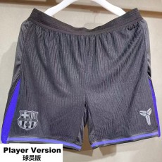 [PLAYER] 2025/26 BAR Away Black Player Soccer Shorts