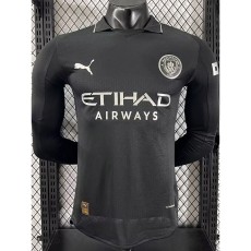 [PLAYER] 2025/26 Man City Away Black Player Soccer jersey