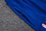 2025 France Pink Half Pull Tracksuit