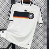 2008 Germany Home White Retro Soccer jersey