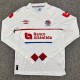 2025/26 CD Olimpia Home White Fans Long Sleeve Soccer jersey