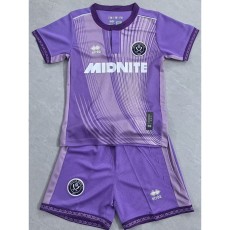 2025/26 Sheffield United 3RD Purple Fans Kids Soccer jersey