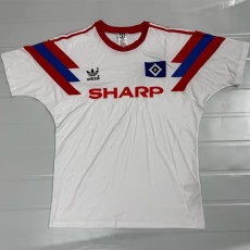 1990/91 Hamburger SV Home White Retro Soccer jersey