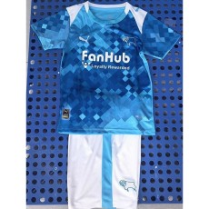 2025/26 Derby County 3RD Blue Fans Kids Soccer jersey