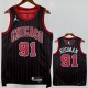 2025/26 BULLS RODMAN #91 Black NBA Jerseys