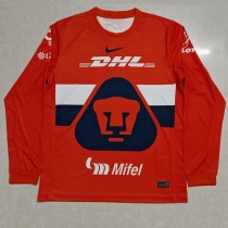 2025/26 Pumas UNAM GKO Orange Fans Long Sleeve Soccer jersey