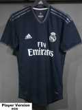 [PLAYER] 2018/19 R MAD Away Dark Blue Retro Player Soccer jersey