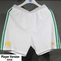 [PLAYER] 2025/26 Roma 3RD White Player Soccer Shorts