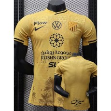 [PLAYER] 2025/26 Al Ittihad FC 3RD Yellow Player Soccer jersey