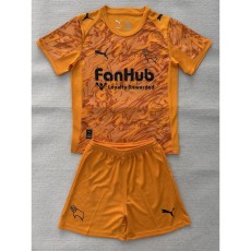 2025/26 Derby County GKO Orange Fans Kids Soccer jersey