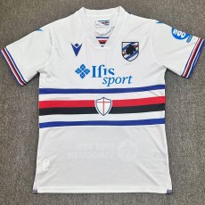 2025/26 Sampdoria Away White Fans Soccer jersey