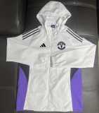 2025/26 Man Utd White Windbreaker