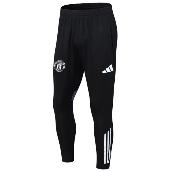 2025/26 Man Utd Black Half Pull Training Pants