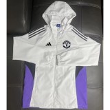 2025/26 Man Utd White Windbreaker