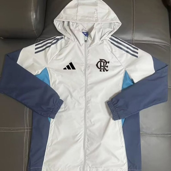 2025/26 Flamengo White Windbreaker
