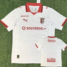 2025/26 SC Braga Away White Fans Soccer jersey
