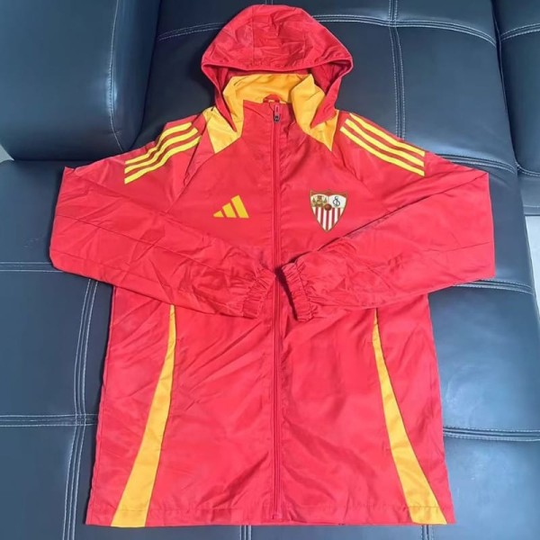 2025/26 Sevilla Red Windbreaker