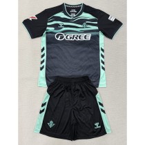 2025/26 Real Betis 3RD Black Fans Kids Soccer jersey