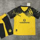 2025/26 Dortmund Home Yellow Fans Kids Soccer jersey