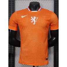 [PLAYER] 2025 Netherlands Home Orange Player Soccer jersey
