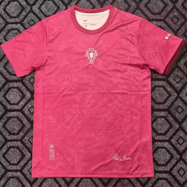 2025 Portugal Pink Training Shirts