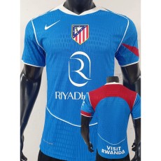 [PLAYER] 2025/26 A MAD 3RD Blue Player Soccer jersey