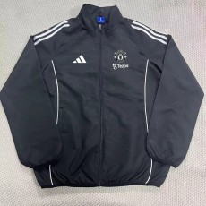 2025/26 Man Utd Black Windbreaker