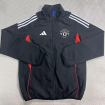 2025/26 Man Utd Black Windbreaker