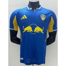 [PLAYER] 2025/26 Leeds United Away Blue Player Soccer jersey