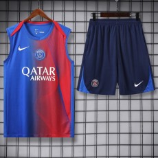2025/26 PSG Blue Training Shorts Suit